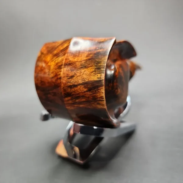 Andrey Kharitonov Smooth Blowfish Handmade Briar Pipe, New - Image 4