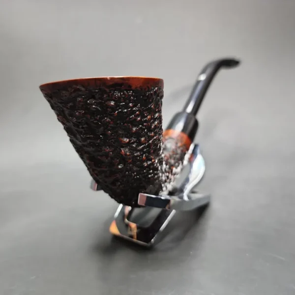 Ascorti Business Rusticated Calabash Estate Briar Pipe, Italian Estates - Image 4