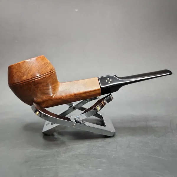 1946-1979 Sasieni Four Dot Natural Smooth Bulldog Estate Briar Pipe, English Estates - Image 4