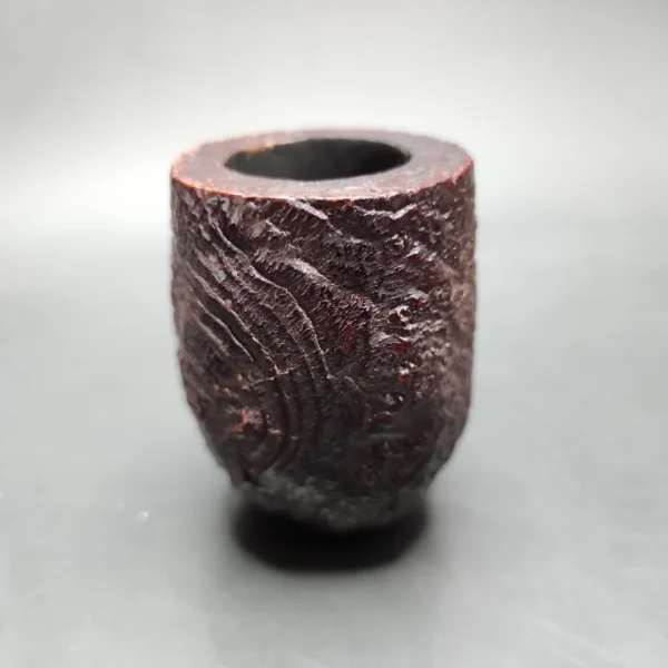 1988 Ashton Pebble Grain LX Sandblasted Canadian Estate Briar Pipe, English Estates - Image 4
