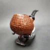 Lasse Skovgaard Sandblasted Brandy Estate Briar Pipe, Danish Estates - Image 4