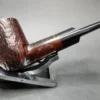 Astleys Sandblasted Billiard Estate Briar Pipe, 9mm, English Estates - Image 4