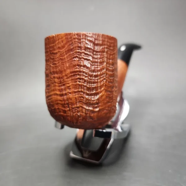 Castello Old Antiquari GG 65 Large Sandblasted Billiard Estate Briar Pipe, Italian Estates - Image 4