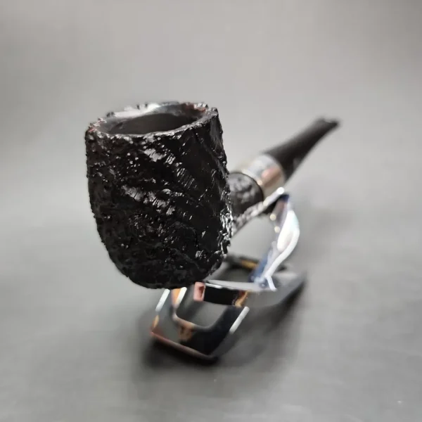 Peterson Deluxe PSB X105 Sandblasted Billiard Estate Briar Pipe, Irish Estates - Image 4