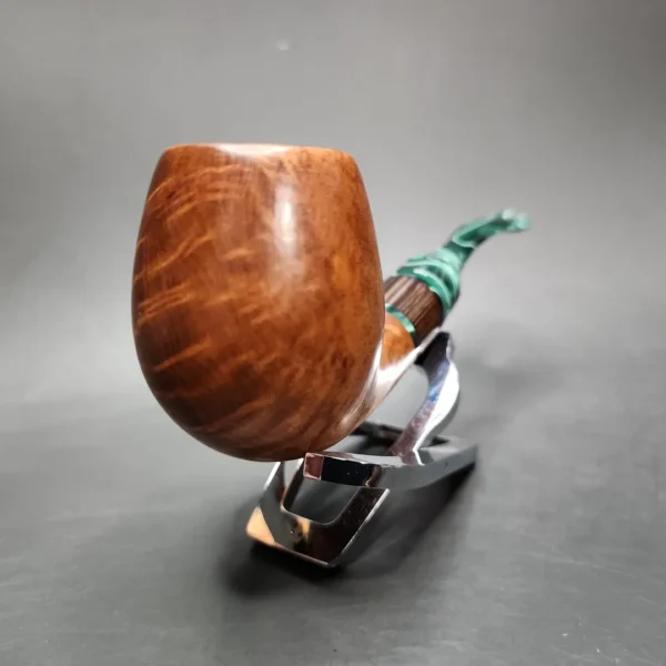 PapaBearPipes Smooth Danish Egg Estate Briar Pipe, American Estates - Image 4