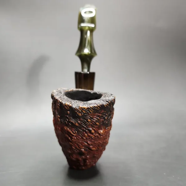 Ben Wade Monte Verdi Rusticated Freehand Sitter Estate Briar Pipe, Danish Estates - Image 4