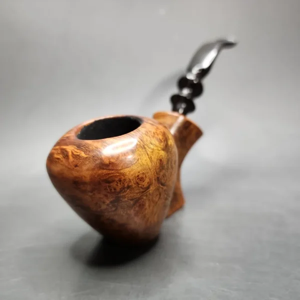 Danish Smooth Freehand Sitter Estate Briar Pipe, Danish Estates - Image 4