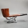James Upshall Smooth Facet Shank Canadian Estate Briar Pipe, Unsmoked - Image 4