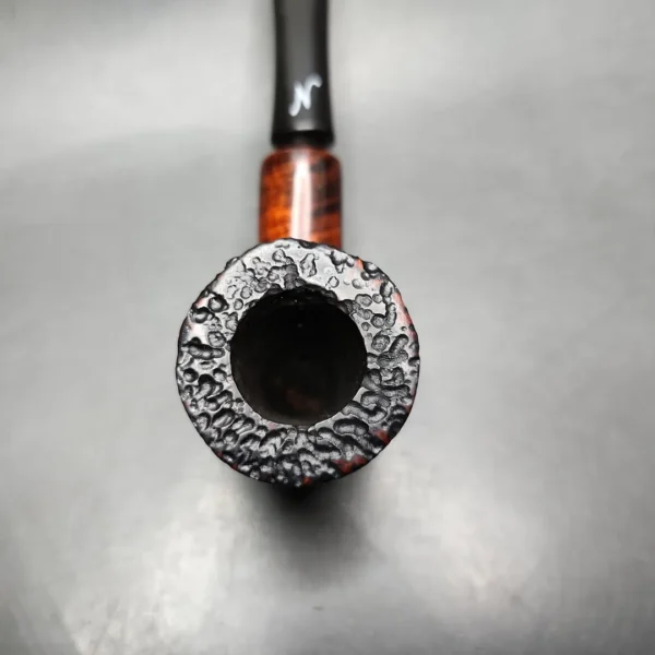 Nording Rusticated Poker Estate Briar Pipe, Danish Estates - Image 4