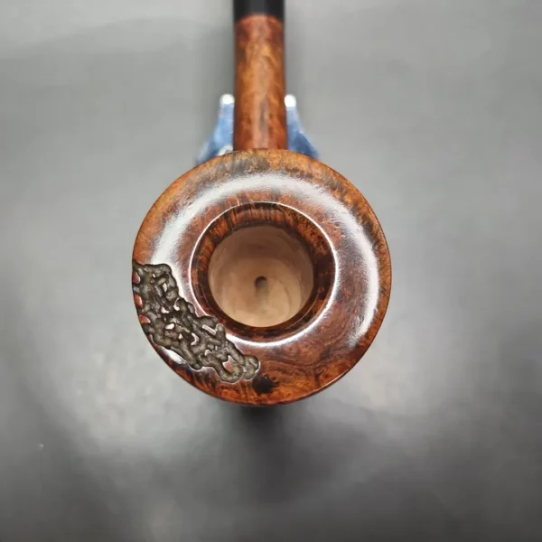 Abb's Artisan Pipes Smooth Pot Estate Briar Pipe, Unsmoked - Image 5