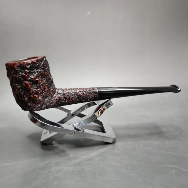 Castello Sea Rock "Amicizia" Rusticated Billiard Estate Briar Pipe, Italian Estates - Image 5
