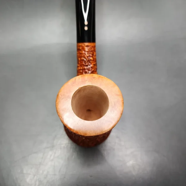 Radice Rind Rusticated Cherrywood Estate Briar Pipe, Unsmoked - Image 5