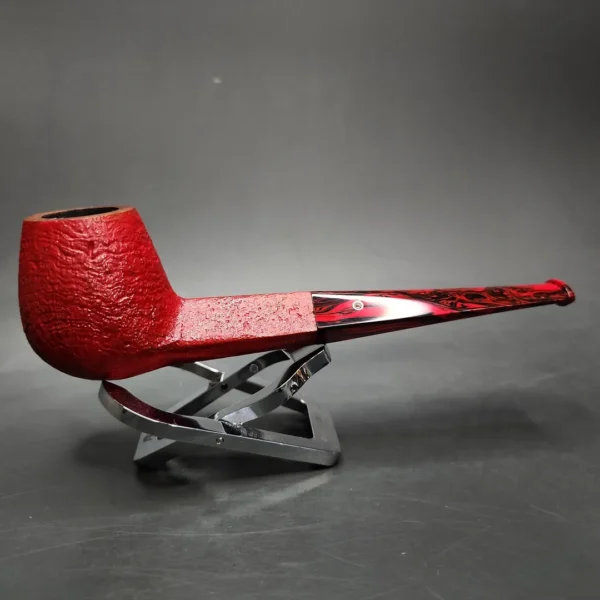 Ashton Claret XXX Sandblasted Panel Brandy Estate Briar Pipe, English Estates - Image 5