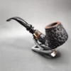 Mauro Armellini Rusticated Volcano Estate Briar Pipe, Italian Estates - Image 5