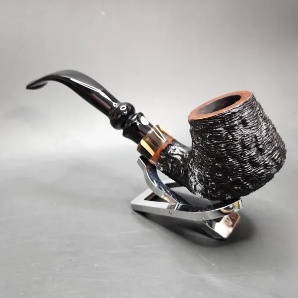 Mauro Armellini Rusticated Volcano Estate Briar Pipe, Italian Estates - Image 5