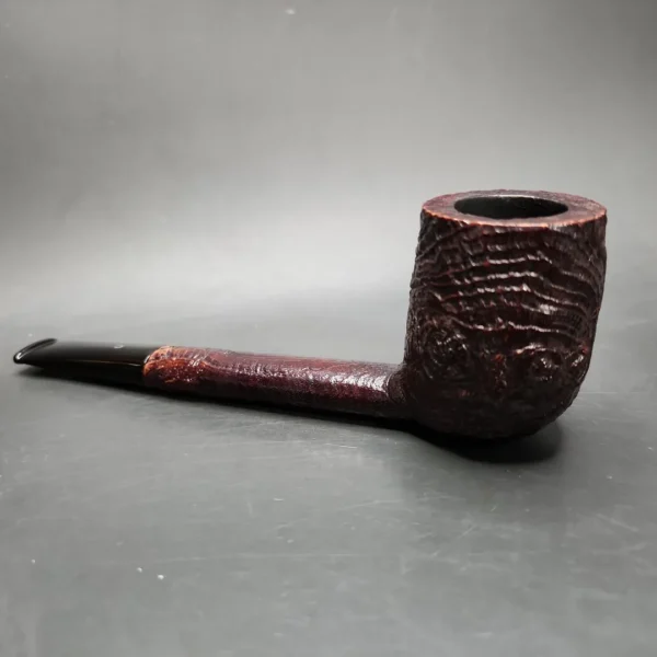1988 Ashton Pebble Grain LX Sandblasted Canadian Estate Briar Pipe, English Estates - Image 5