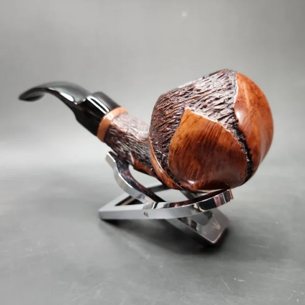 Design Berlin Handmade Bent Apple Estate Briar Pipe, German Estates - Image 5