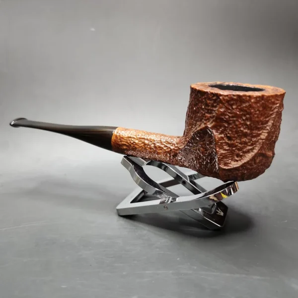 Savinelli Estella 115 EX Rusticated Pot Estate Briar Pipe, Italian Estates - Image 5