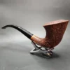 2000 JT Cooke Magnum Sandblasted Calabash Estate Briar Pipe, Unsmoked - Image 5