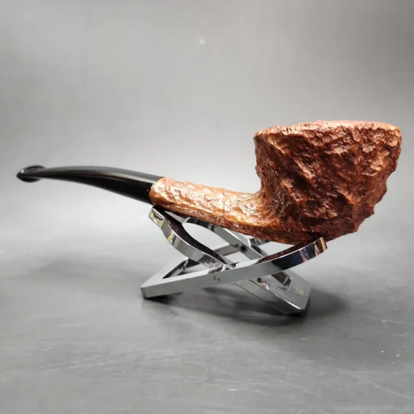 Savinelli Estella 316 EX Rusticated Pot Estate Briar Pipe, Italian Estates - Image 5
