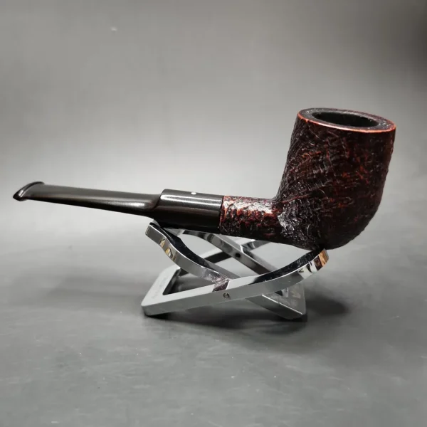1967 Dunhill Shell 659 4S Sandblasted Billiard Estate Briar Pipe, English Estates - Image 5