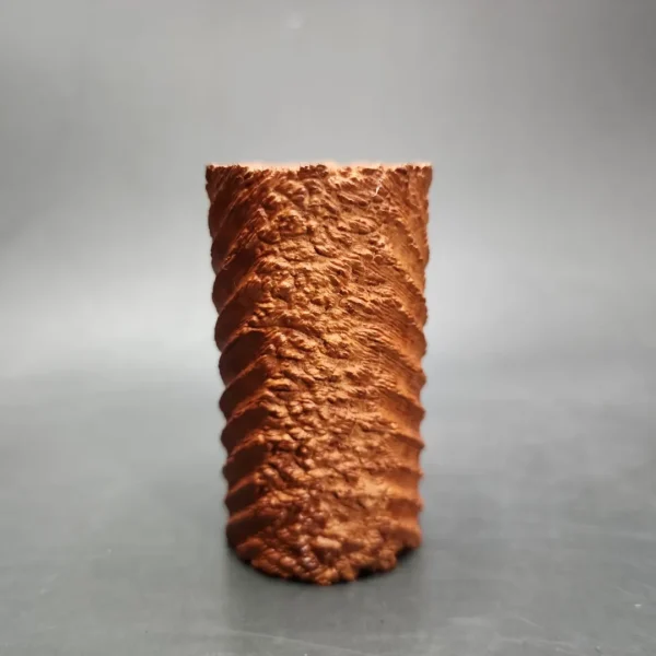 Pipe Tristan Ammonite Rusticated Poker Sitter Handmade Briar Pipe, New - Image 5