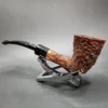 La Strada Centurion 166 Rusticated Dublin Estate Briar Pipe, Italian Estates - Image 5