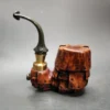 Moonlight "Steampunk" Oom Paul Sitter Handmade Briar Pipe, New - Image 5