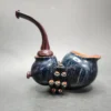 Moonlight "Barnacle" Oom Paul Sitter Handmade Briar Pipe, New - Image 5