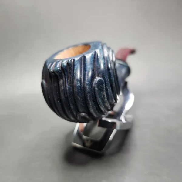 Moonlight "Rolling Wave" Dublin Handmade Briar Pipe, New - Image 5