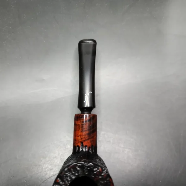 Nording Rusticated Poker Estate Briar Pipe, Danish Estates - Image 5