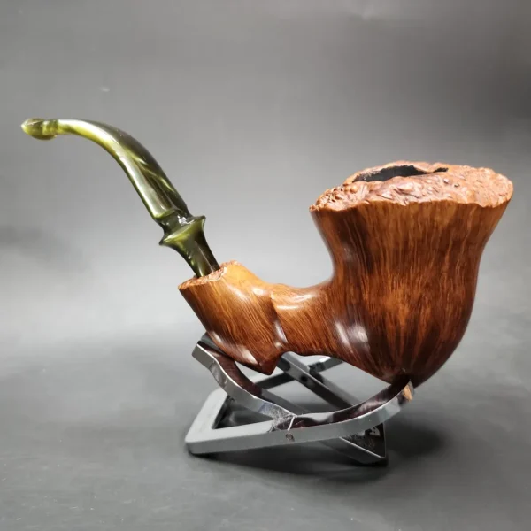 Sven Lar by Michael Kabik Smooth Freehand Estate Briar Pipe, American Estates - Image 6