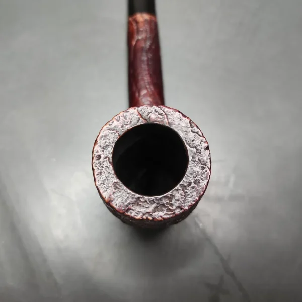 1988 Ashton Pebble Grain LX Sandblasted Canadian Estate Briar Pipe, English Estates - Image 6