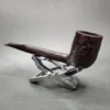 1968 Dunhill Shell 33 Group 2 Sandblasted Liverpool Estate Briar Pipe, English Estates - Image 6