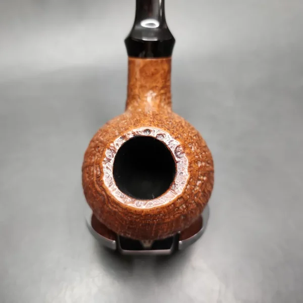 Lasse Skovgaard Sandblasted Brandy Estate Briar Pipe, Danish Estates - Image 6