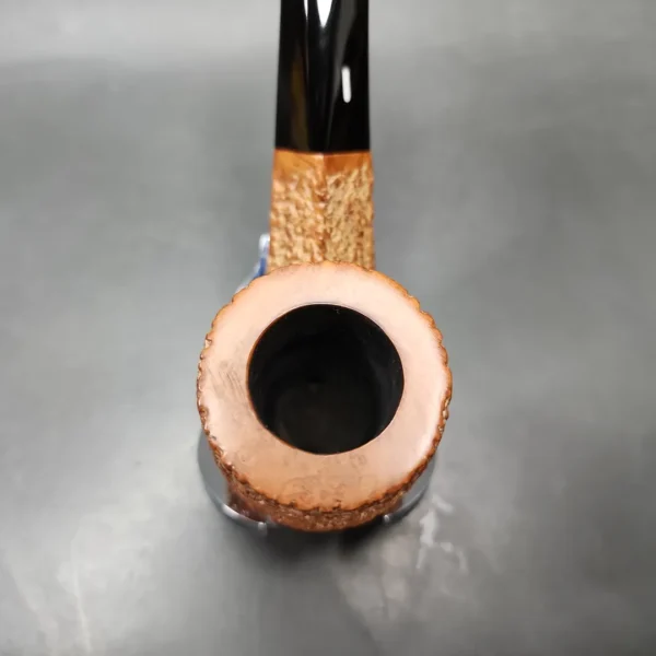 Castello Natural Vergin G Bent Billiard Estate Briar Pipe, Italian Estates - Image 6