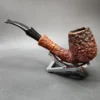 Mauro Armellini Rusticated Bent Billiard Estate Briar Pipe, Italian Estates - Image 6