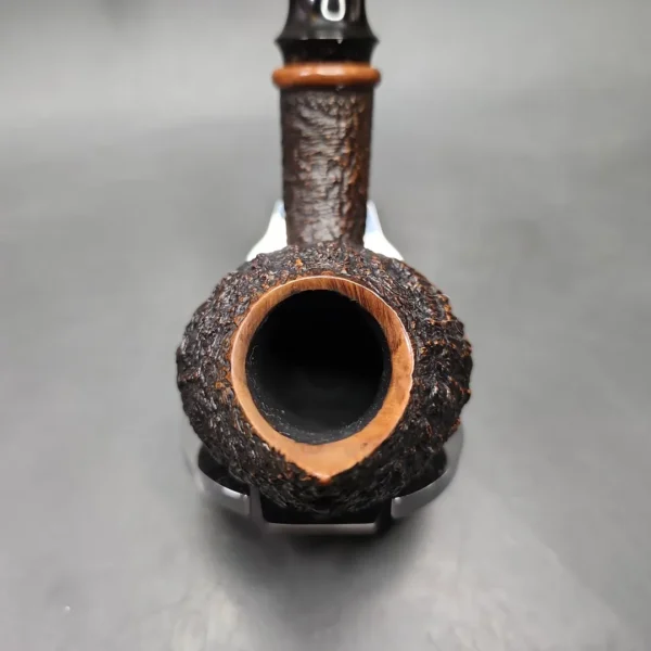 Thomas James 2013 Rusticated Ace of Spades Estate Briar Pipe, American Estates - Image 6