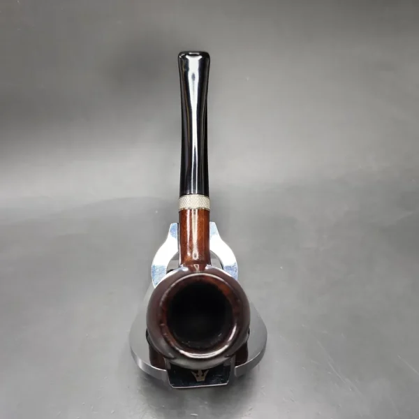 Jacobean Original by Les Wood Smooth Apple Estate Briar Pipe, Unsmoked - Image 6
