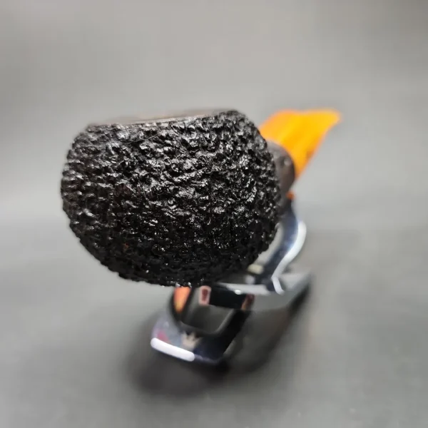 2018 Mark Tinsky Dress Coral (6) Rusticated Author Briar Pipe, Unsmoked - Image 6