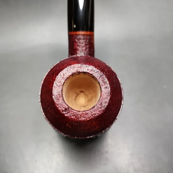 Chris Morgan Sandblasted Bullmoose Rhodesian Handmade Briar Pipe, New - Image 6