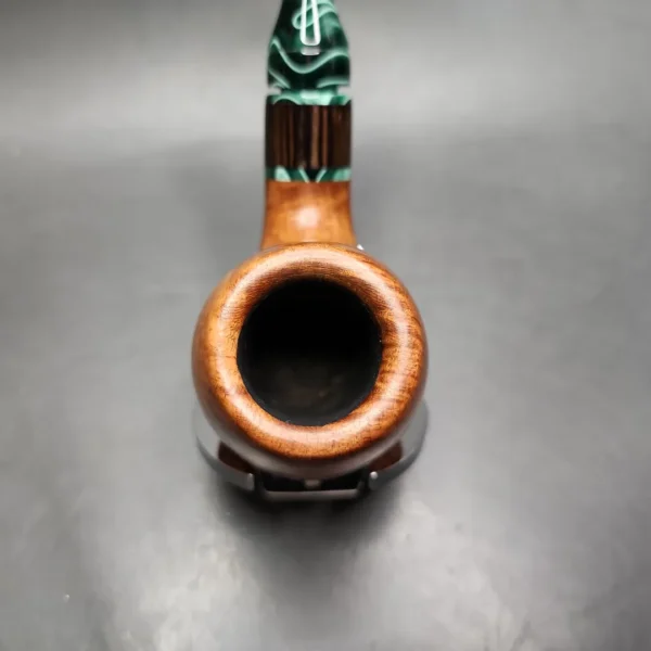 PapaBearPipes Smooth Danish Egg Estate Briar Pipe, American Estates - Image 6
