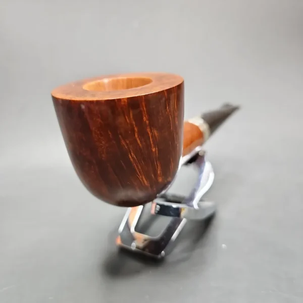 James Upshall Smooth Dublin w/ Les Wood Silver Estate Briar Pipe, Unsmoked - Image 5