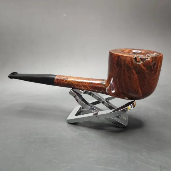 Abb's Artisan Pipes Smooth Pot Estate Briar Pipe, Unsmoked - Image 7