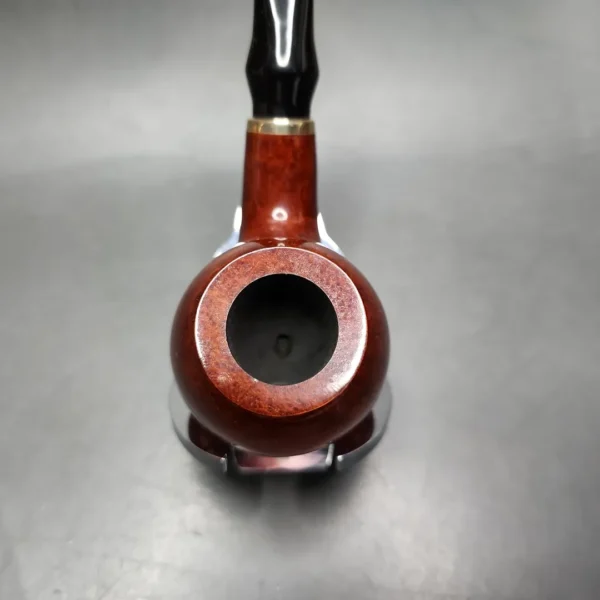 Vauen 6842 Smooth Bent Apple Estate Briar Pipe, Unsmoked, 9mm - Image 7