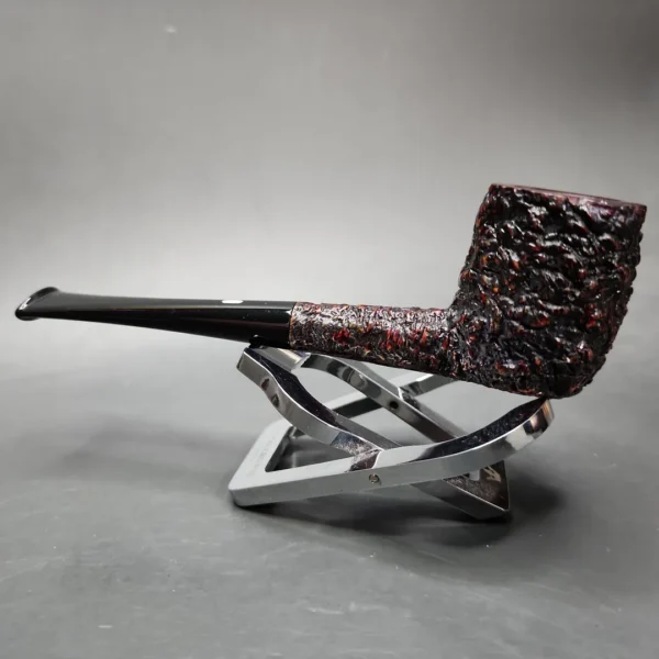 Castello Sea Rock "Amicizia" Rusticated Billiard Estate Briar Pipe, Italian Estates - Image 6