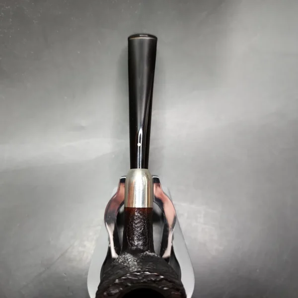Pre-1970 Savinelli Punto Oro 1028 Sandblasted Billiard Estate Briar Pipe, Italian Estates - Image 7