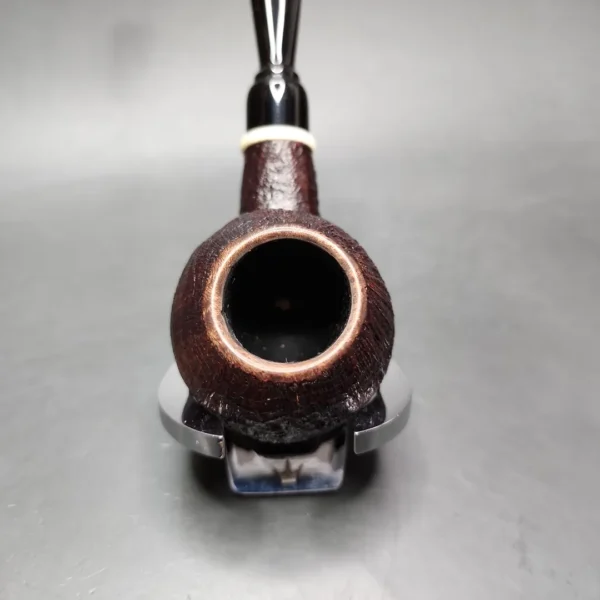Nathan Armentout Sandblasted Apple w/ Fossilized Mammoth Handmade Briar Pipe, New - Image 7