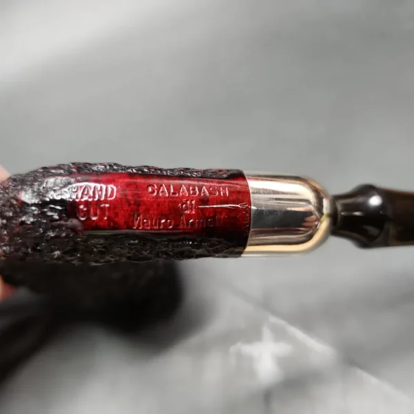 Mauro Armellini Rusticated Calabash Estate Briar Pipe, Italian Estates - Image 7