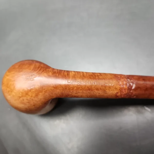 Savinelli Extra Spot Carved Lumberman Estate Briar Pipe, Italian Estates - Image 7